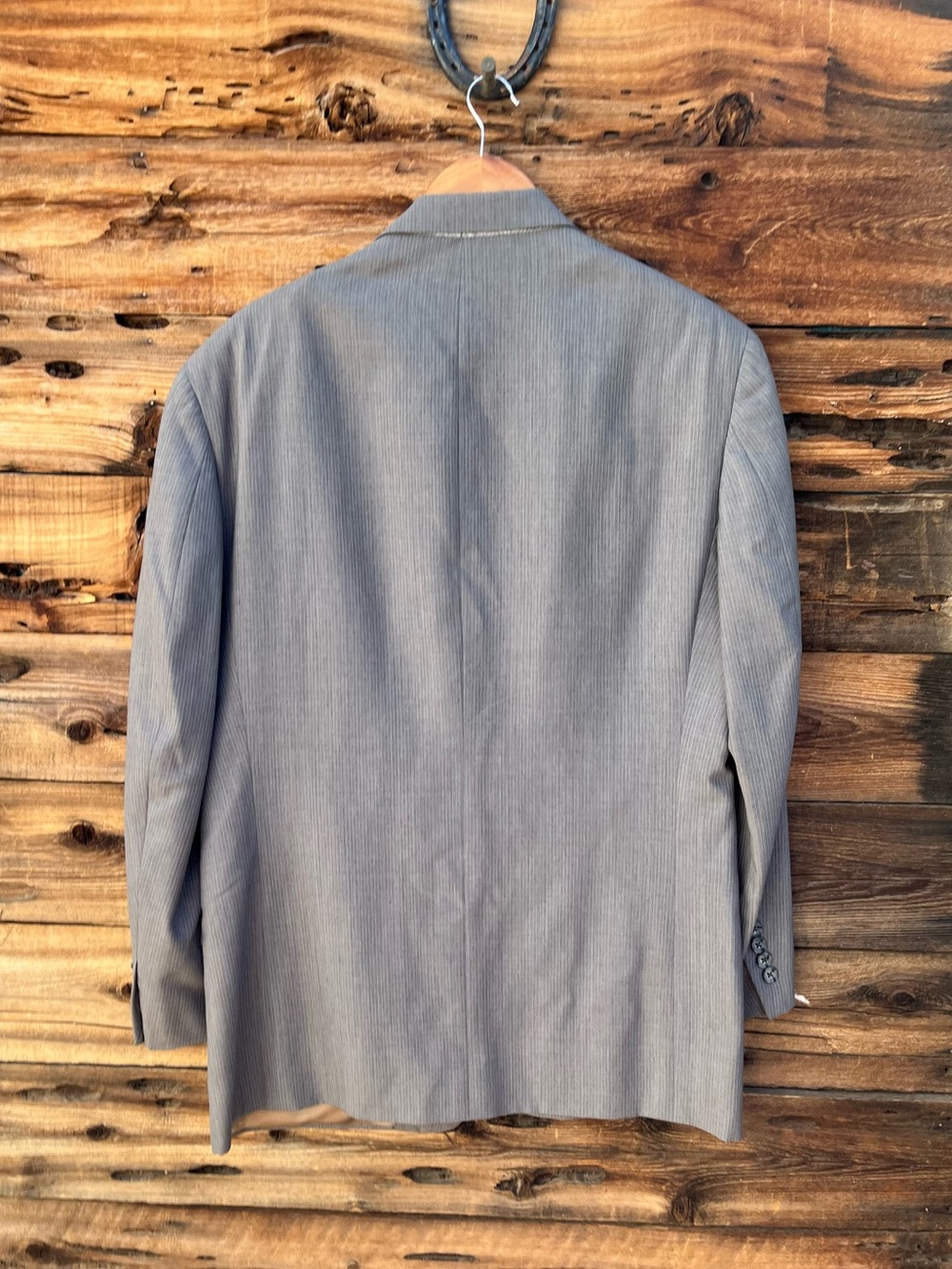 PERRY ELLIS | Gray Suit Jacket with Subtle Texture 44/36 - Picture 7 of 11
